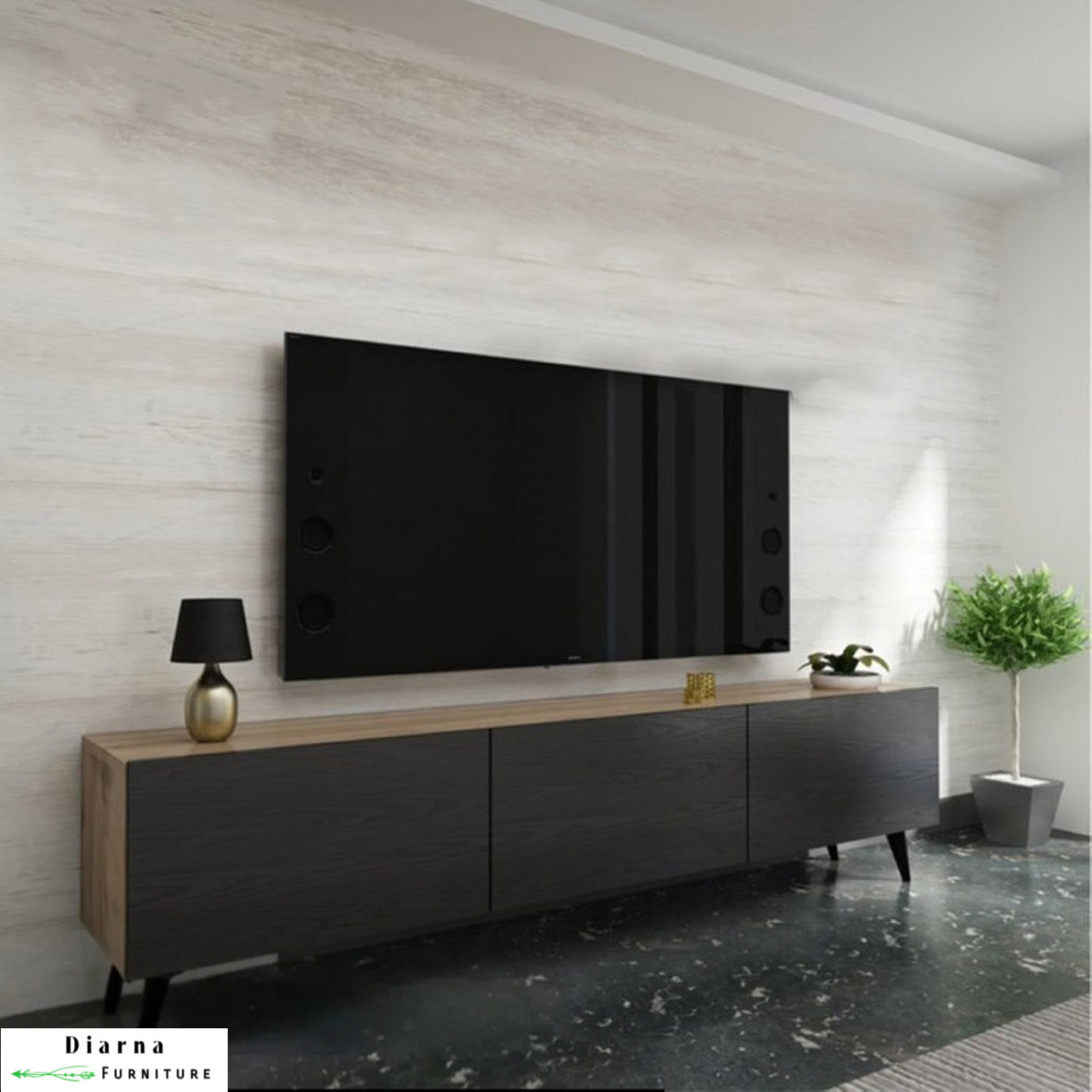 وحدة تلفزيون ام دي اف - بيج واسود