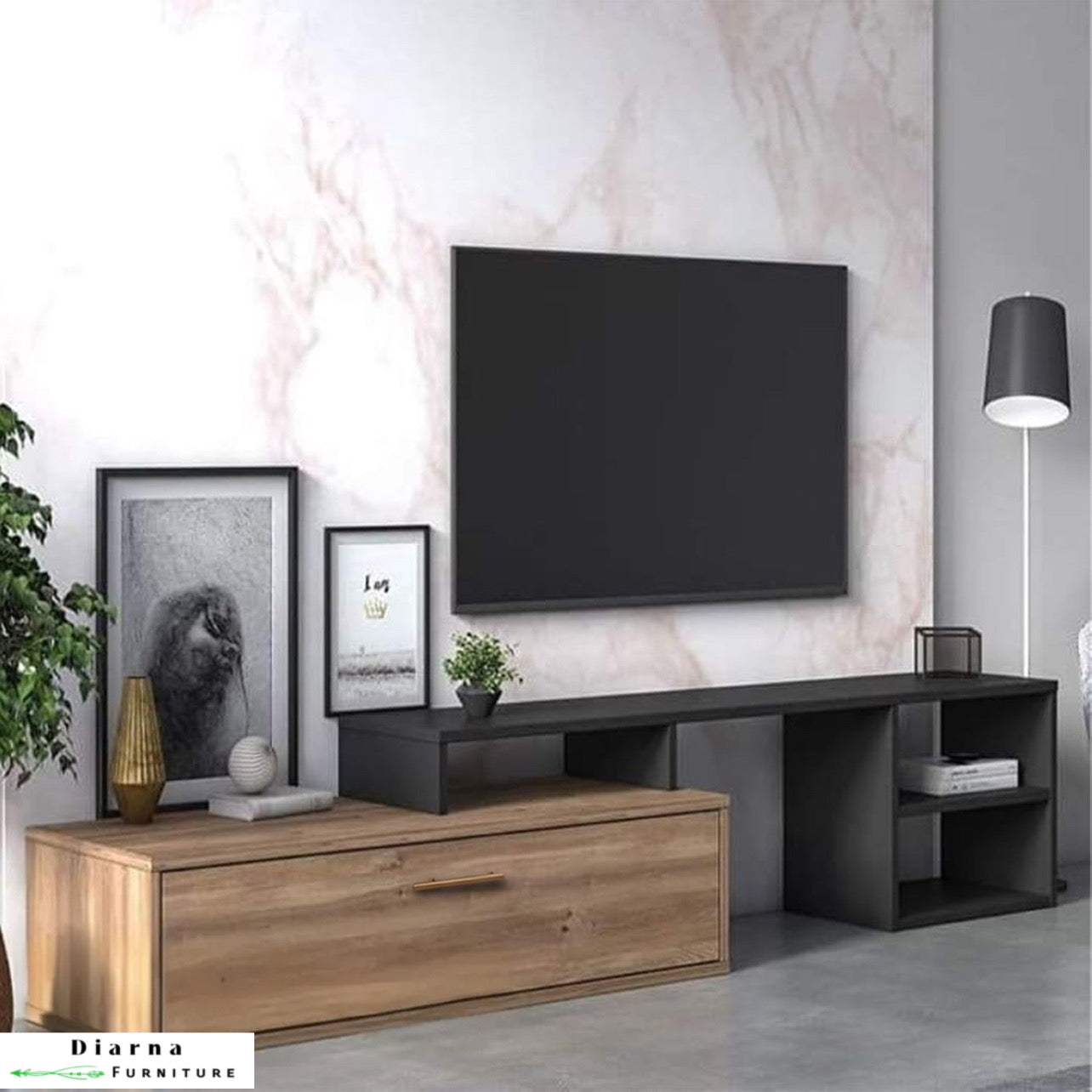 وحدة تلفزيون ام دي اف - بيج واسود