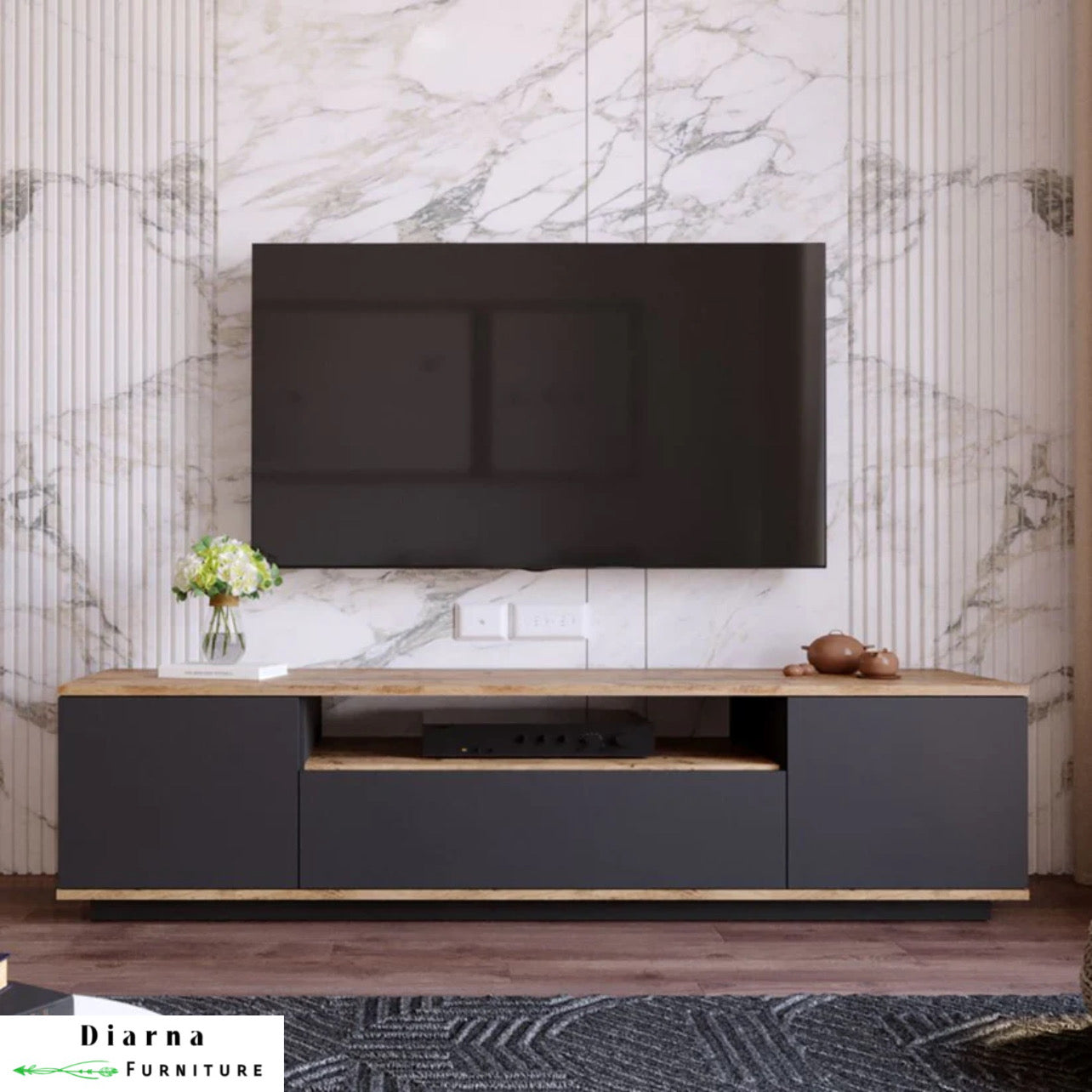 وحدة تليفزيون ام دي اف - بيج ورمادي