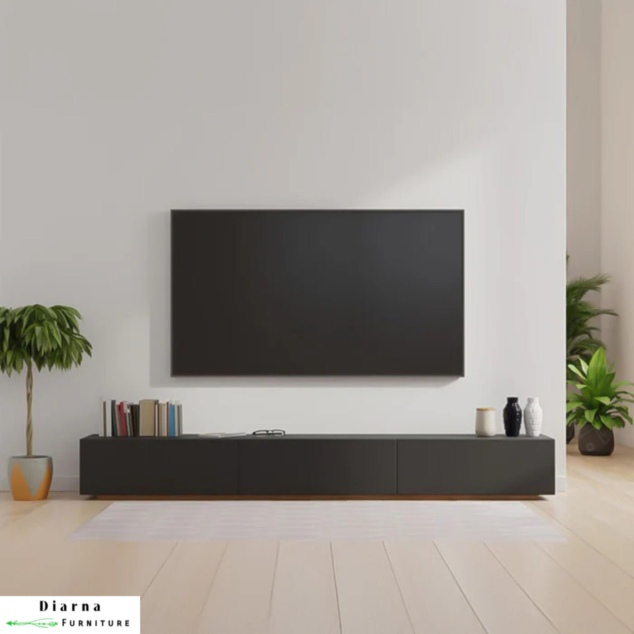 وحدة تليفزيون ام دي اف - اسود