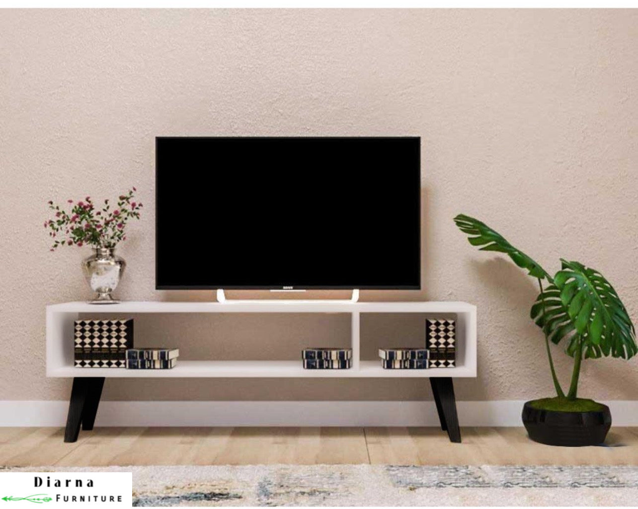 وحدة تليفزيون ام دي اف - ابيض واسود