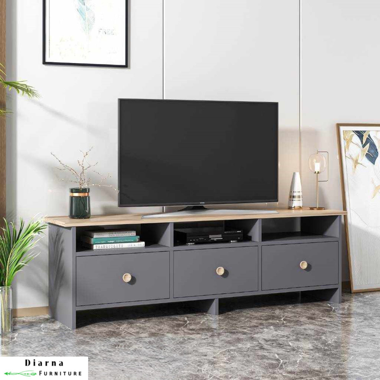 وحدة تليفزيون ام دي اف - بيج ورمادي