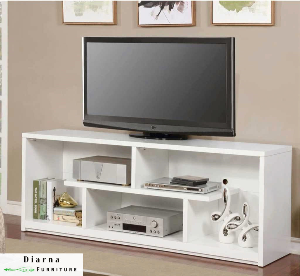 وحدة تليفزيون ام دي اف - ابيض