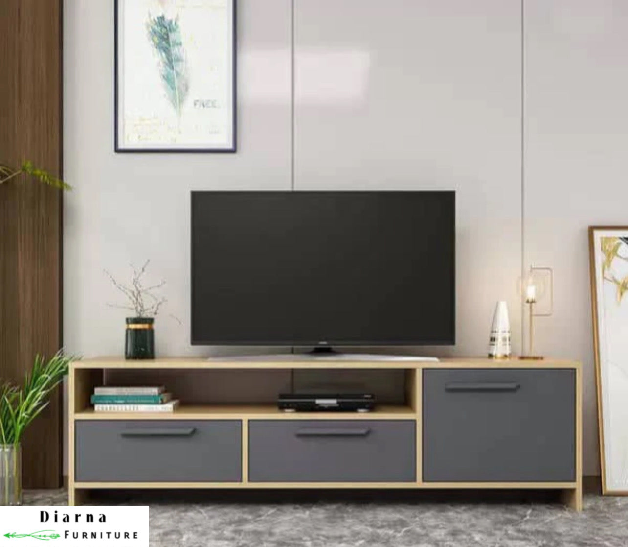 وحدة تليفزيون ام دي اف - بيج ورمادي