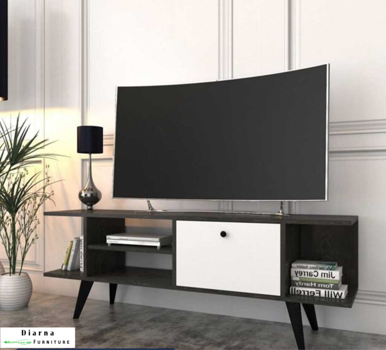 وحدة تليفزيون ام دي اف - اسود وابيض