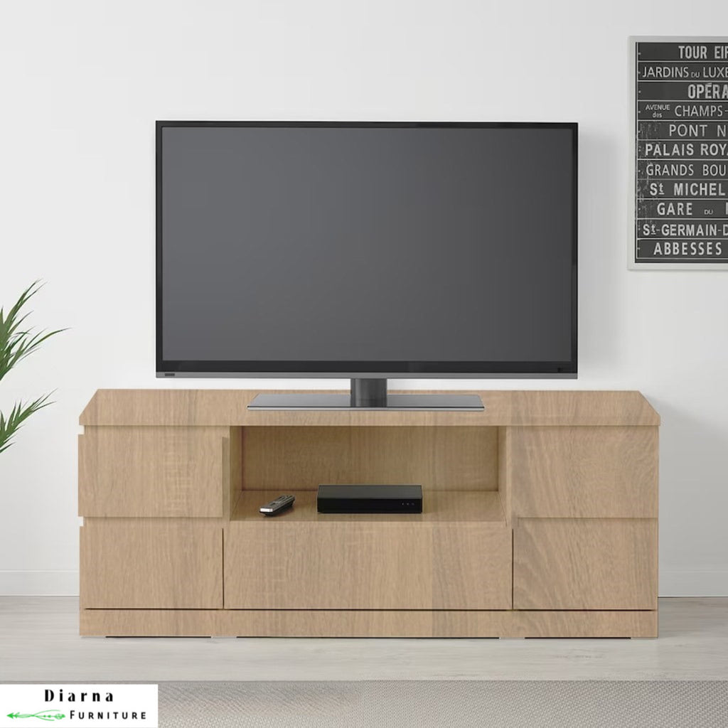 وحدة تليفزيون ام دي اف - ابيض