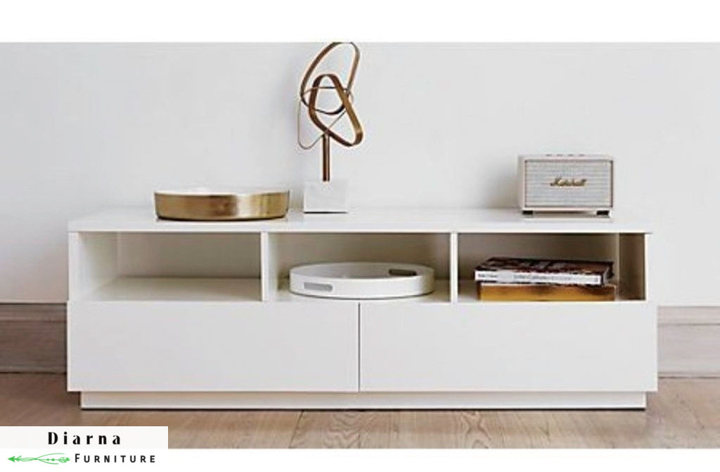 وحدة تليفزيون ام دي اف - ابيض