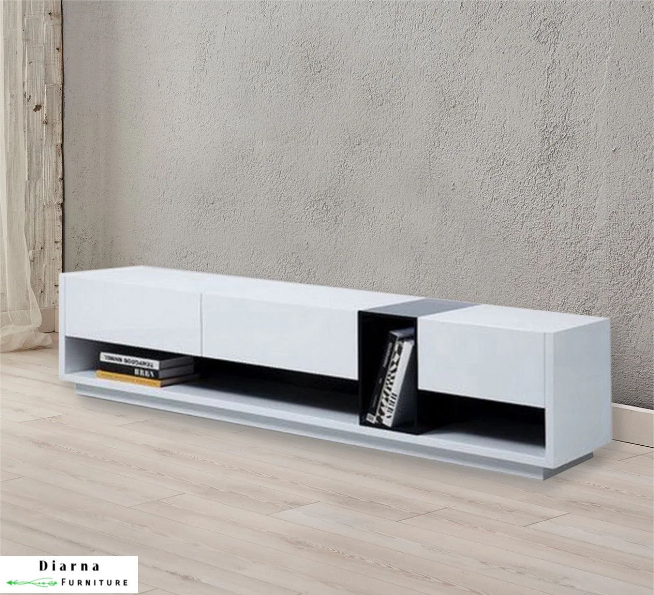 وحدة تليفزيون ام دي اف - ابيض واسود