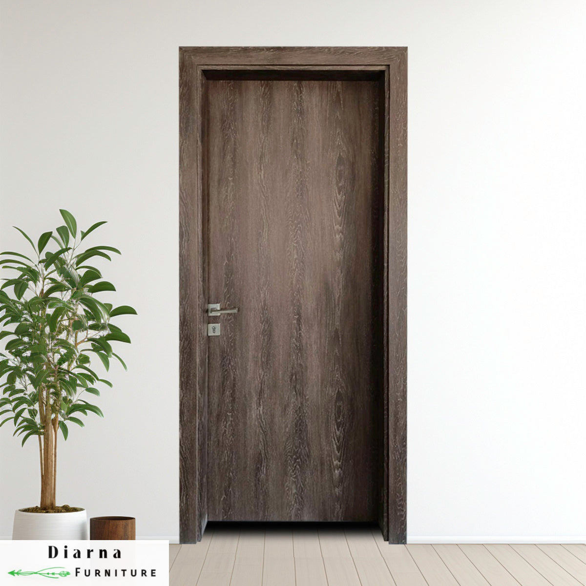 باب غرفة ام دي اف وموسكي - بني