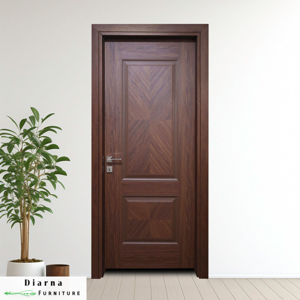 باب غرفة ام دي اف وموسكي - بني