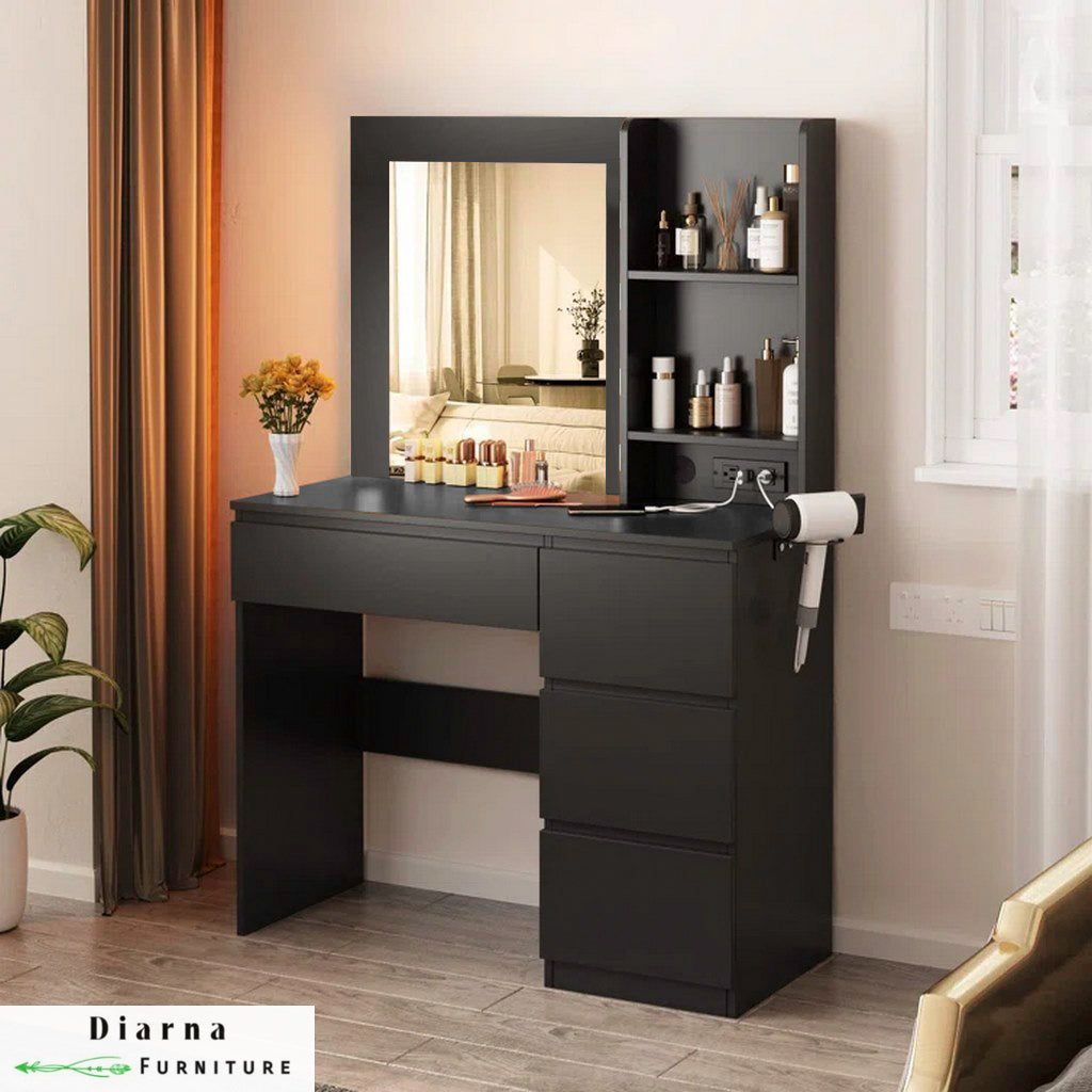 تسريحة  ام دي اف - اسود