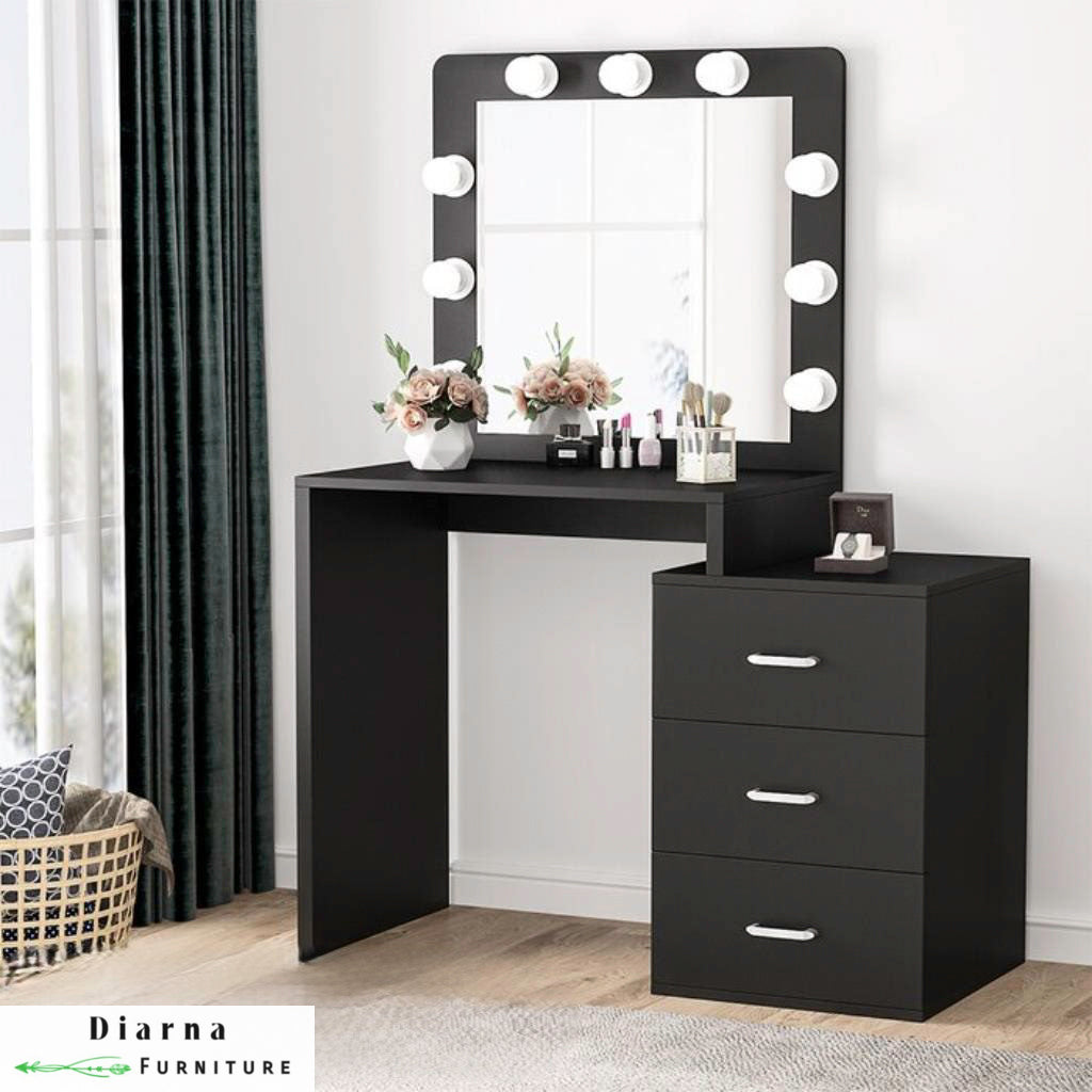 تسريحة  ام دي اف - اسود