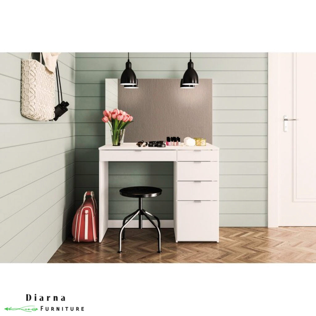 تسريحة  ام دي اف - ابيض