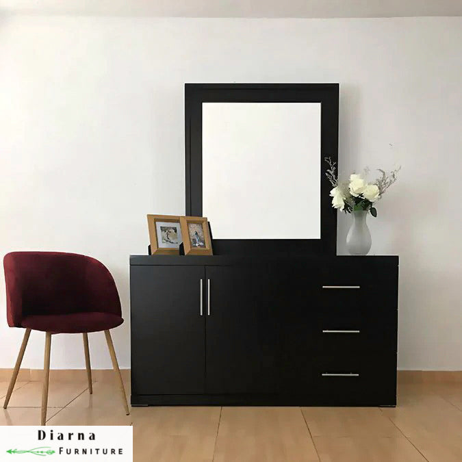 تسريحة مودرن ام دي اف - اسود