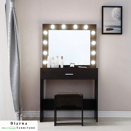 تسريحة  ام دي اف - بني غامق