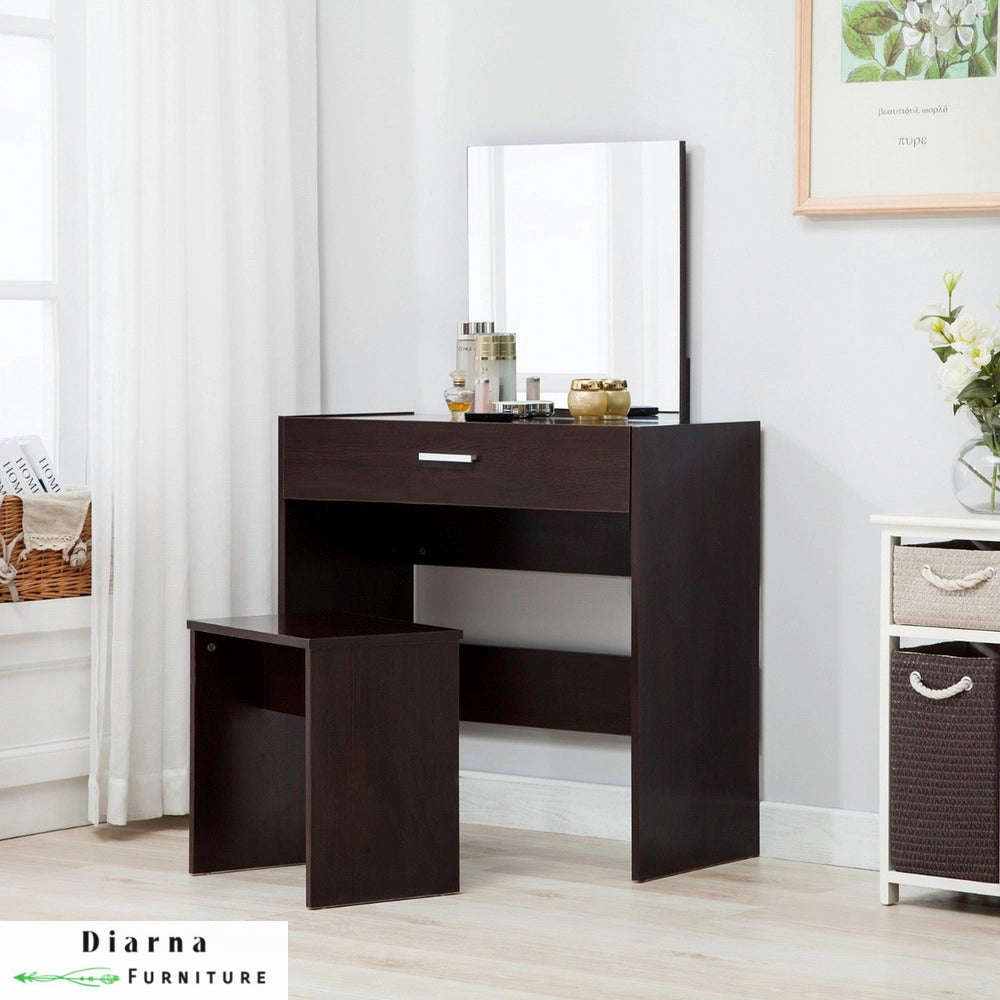 تسريحة  ام دي اف - بني غامق