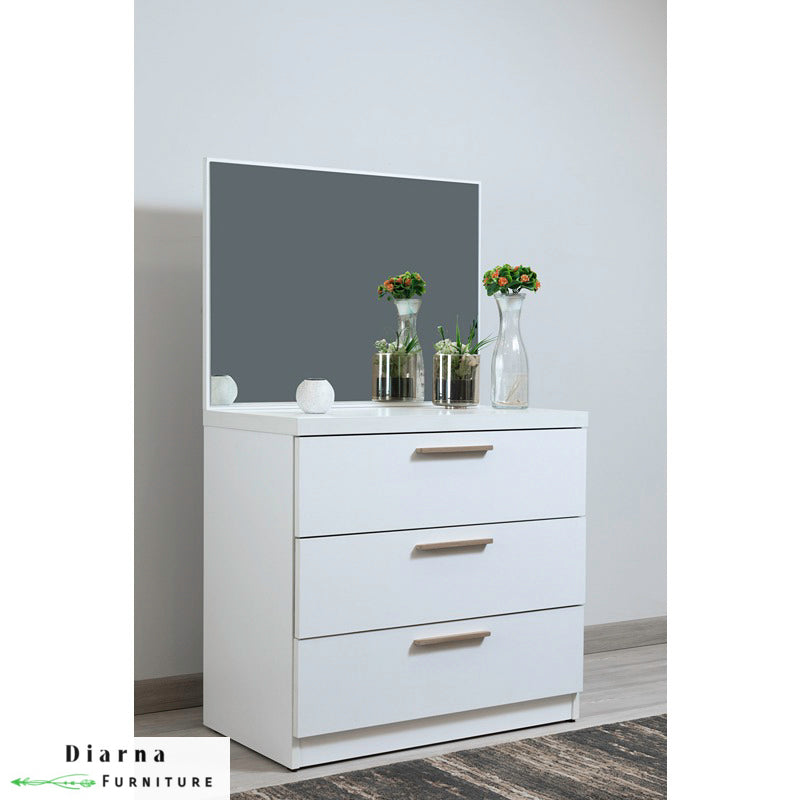 تسريحة  ام دي اف - ابيض