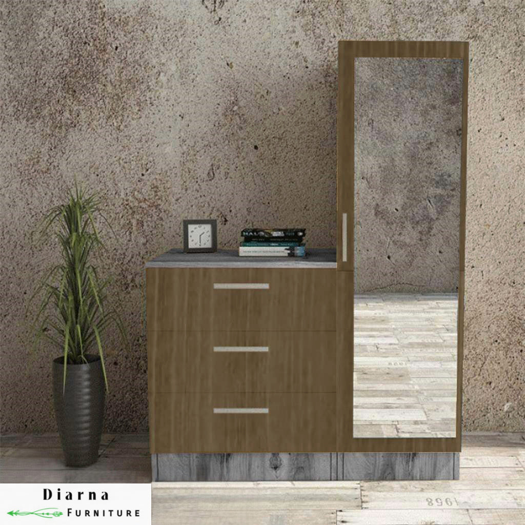 تسريحة ام دي اف - بيج غامق ورمادي