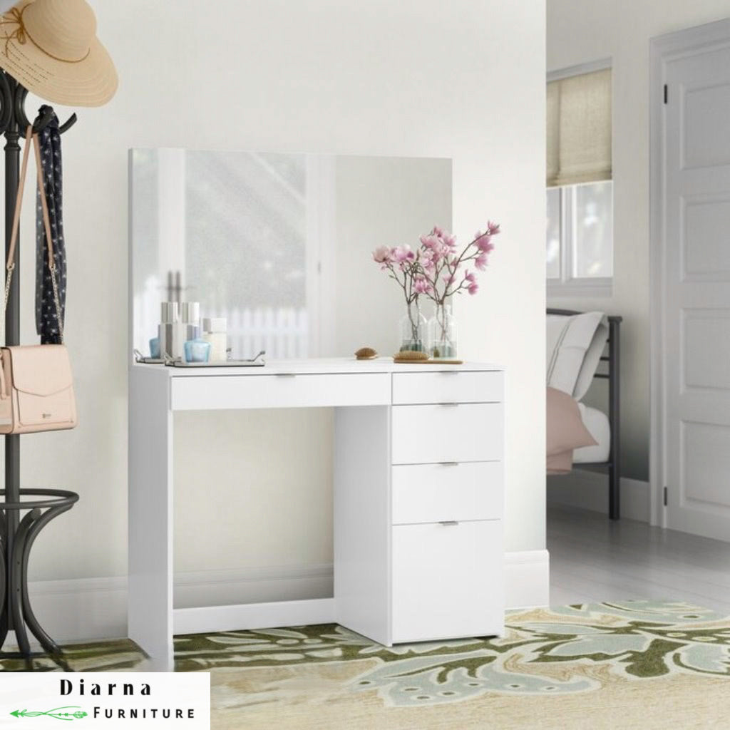 تسريحة ام دي اف - ابيض